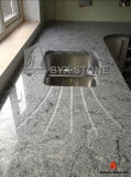 Viscount White Granite Kitchen and Bathroom Countertops for Hotel