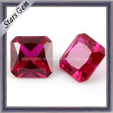 Square Shape Asscher Cut Pigeon Blood 5# Ruby