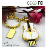 Gold Guitar U Disk Especially USB Flash Drive Pendrive 128MB-128GB