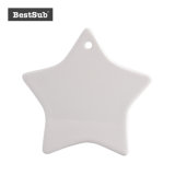 Bestsub Promotional Decoration Ornament Sublimation Printed Ceramic Star (H005)