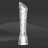 Frosted Ice Tower Crystal Award (MP-OPT6013)