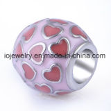 Customized European Round Shape Heart Shape Bead