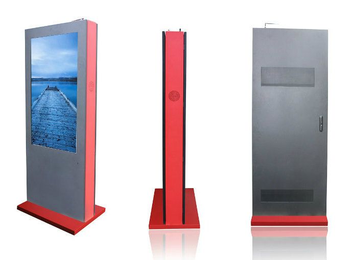 IP65 Floor Stand 42/47/55/65 Inch Digital Signage FHD Outdoor LCD Displayer